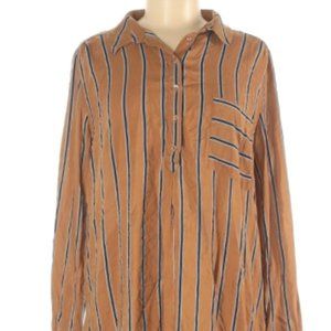 Long Sleeved Striped Blouse ASOS YAS